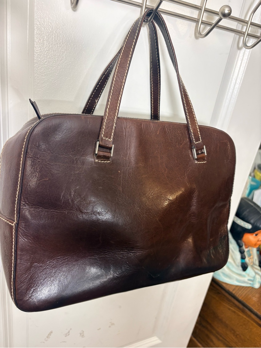 Vintage Kate Spade Italy Leather Sam Satchel - Picture 9 of 14